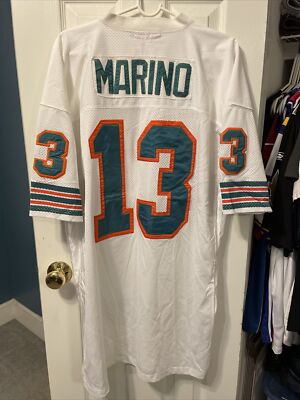 ★Mitchell & Ness Dan Marino White Miami Dolphins 関税込★ Men's Mitchell & Ness Dan Marino White Miami Dolphins 1990