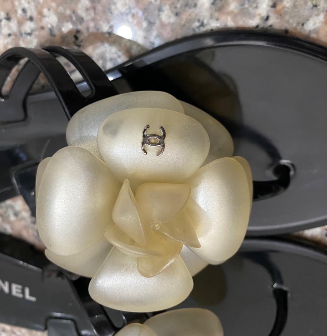 CHANEL CCマーク ロゴ カメリア エスパドリーユ 36 CHANEL CCマーク ロゴ カメリア エスパドリーユ 36 CHANEL