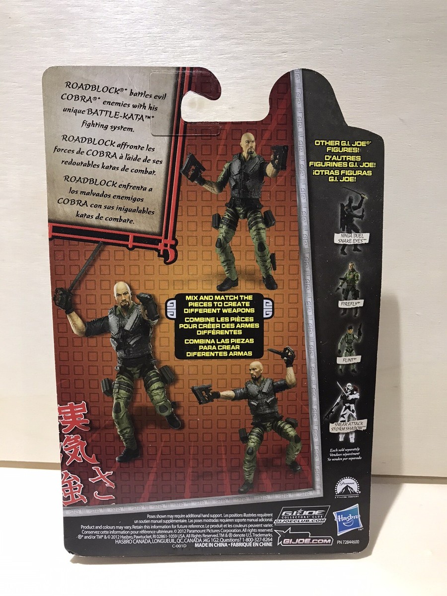GI Joe 25th Retaliation Movie 3.75” Figure MOC Battle-Kata