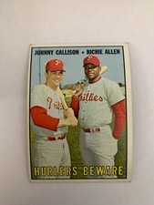 1967 Topps #309 Hurlers Beware - Johnny Callison & Richie Allen (invM1)