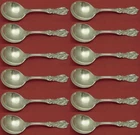 Francis I by Reed & Barton Old Sterling Silver Cream Soup Spoon 6" Set of 12