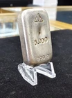 Vintage Delta Refining 5 oz Poured Silver Ingot Bar - Portrait / Vertical (#2)