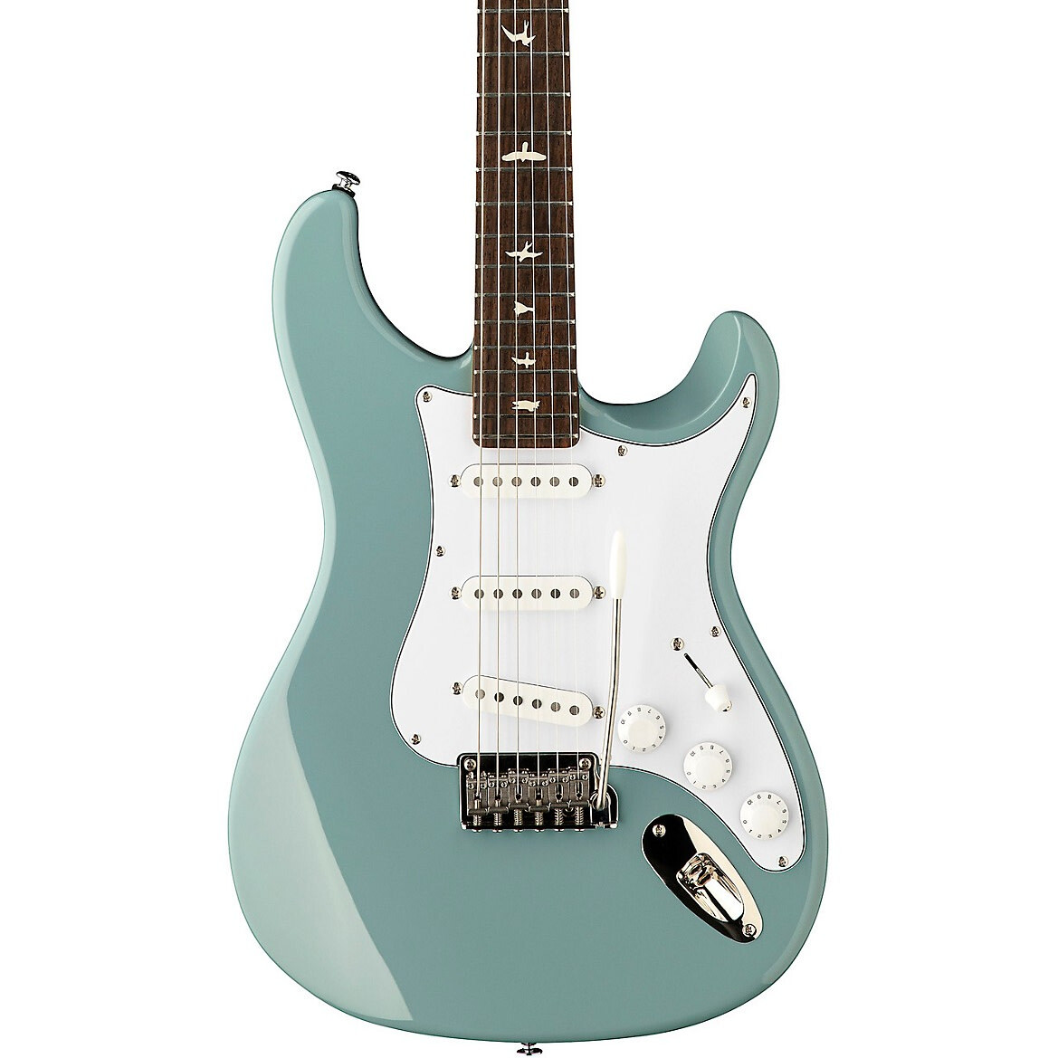 PRS SE Silver Sky John Mayer Signature E/G, Накладка из розового дерева, Голубой камень