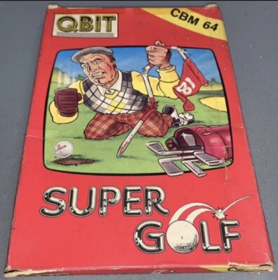 SUPER GOLF - QBIT / Q-BIT / Q BIT - Commodore 64 / 128 Kassette - SUPER SELTEN