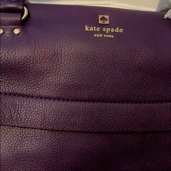 Kate spade eggplant bag clearance