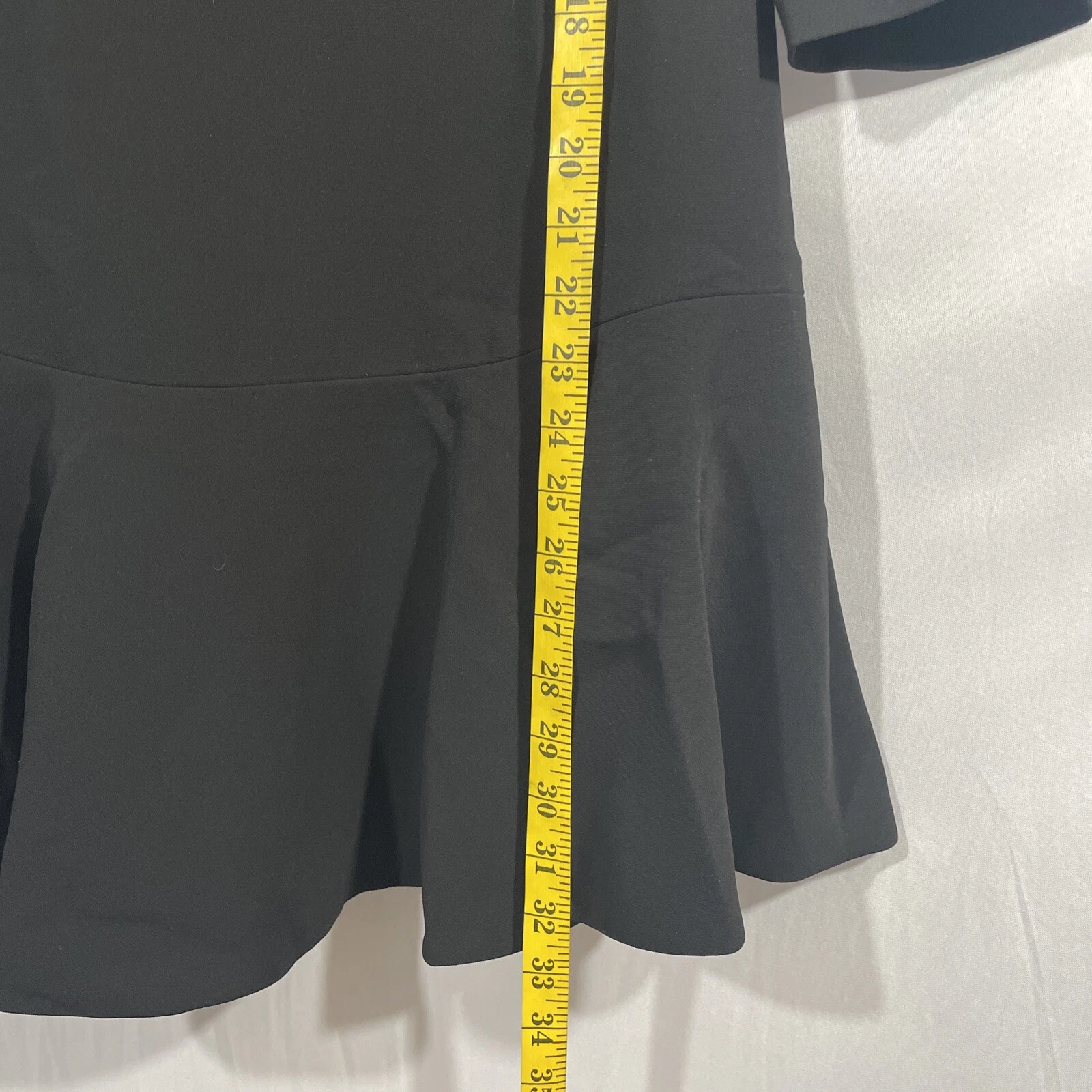 Mini abito nuovo con etichette $348 kate spade new york [2] balza crepe nero #G1015