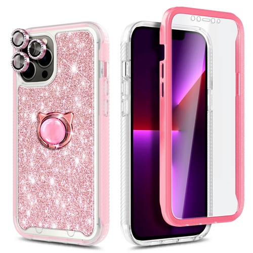 Für iPhone 15 Pro Max 14 13 12 11 Plus Mini Hülle Integrierter Displayschutz Cover - Bild 9 von 13
