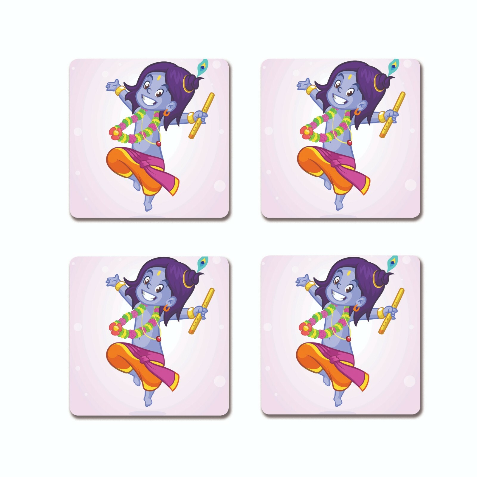 Cartoon Art Funny Lord Krishna Printed Wooden Coaster Set Of Four From India 7444622926936 | eBay Cartoon Art Funny Lord Krishna Printed Wooden Coaster Set Of Four From India 7444622926936 | eBay