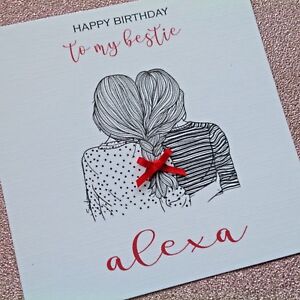 PERSONALISED Handmade Birthday Card 