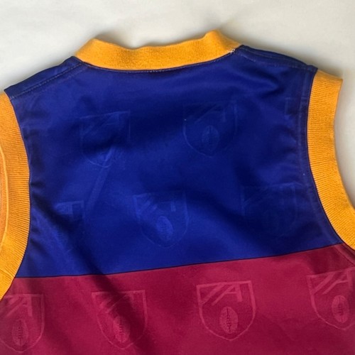 Brisbane Lions AFL Boys Sleeveless Guernsey Football 1999 Puma Youth Size 12 - Picture 10 of 15
