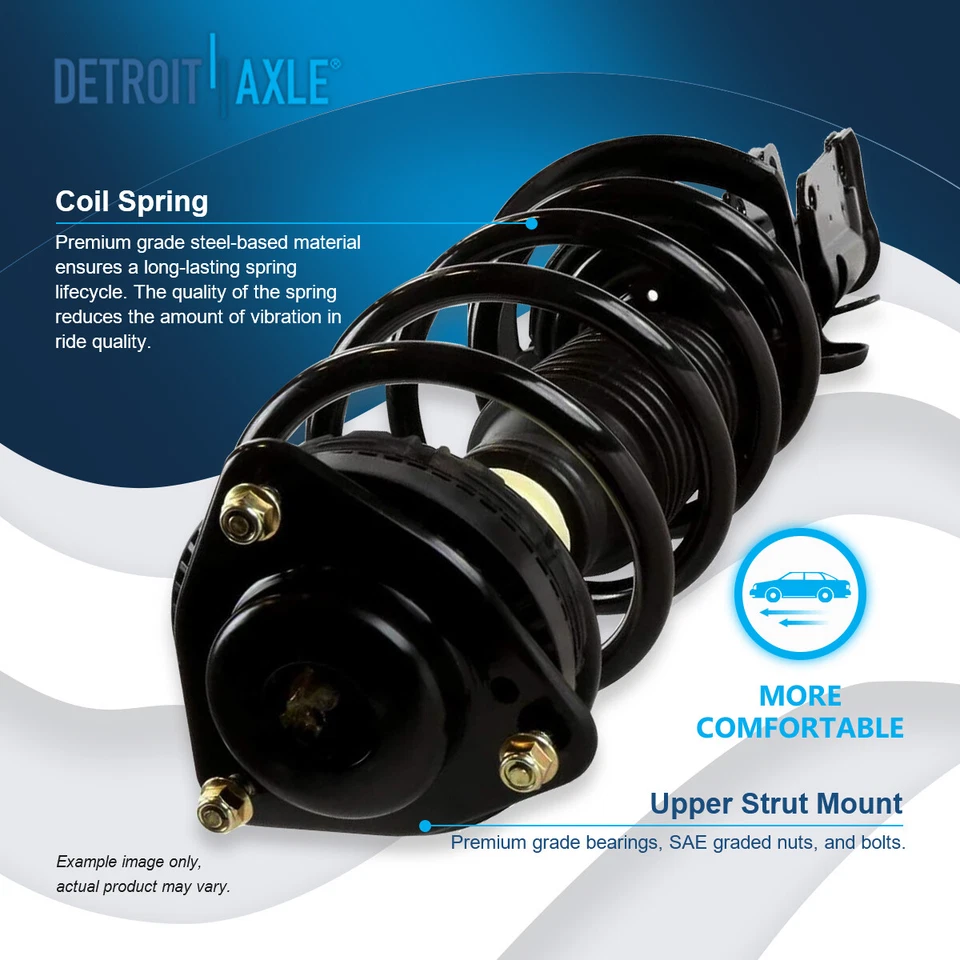 Front Struts Sway Bars for 2008-2020 Dodge Grand Caravan Chrysler Town & Country - Image 3 of 4