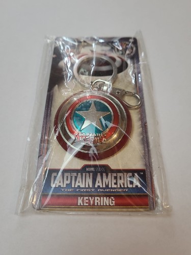 Marvel Captain America Schild Zinn Schlüsselanhänger First Avenger 2011 - Bild 5 von 10