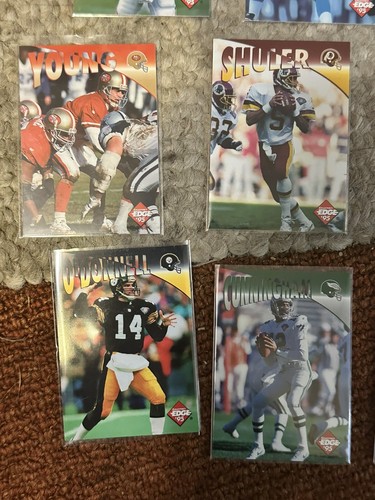 (18) Card Lot 1995 collector’s edge Qb Lot- Green Bay, Denver, Buffalo, Houston - Picture 16 of 16