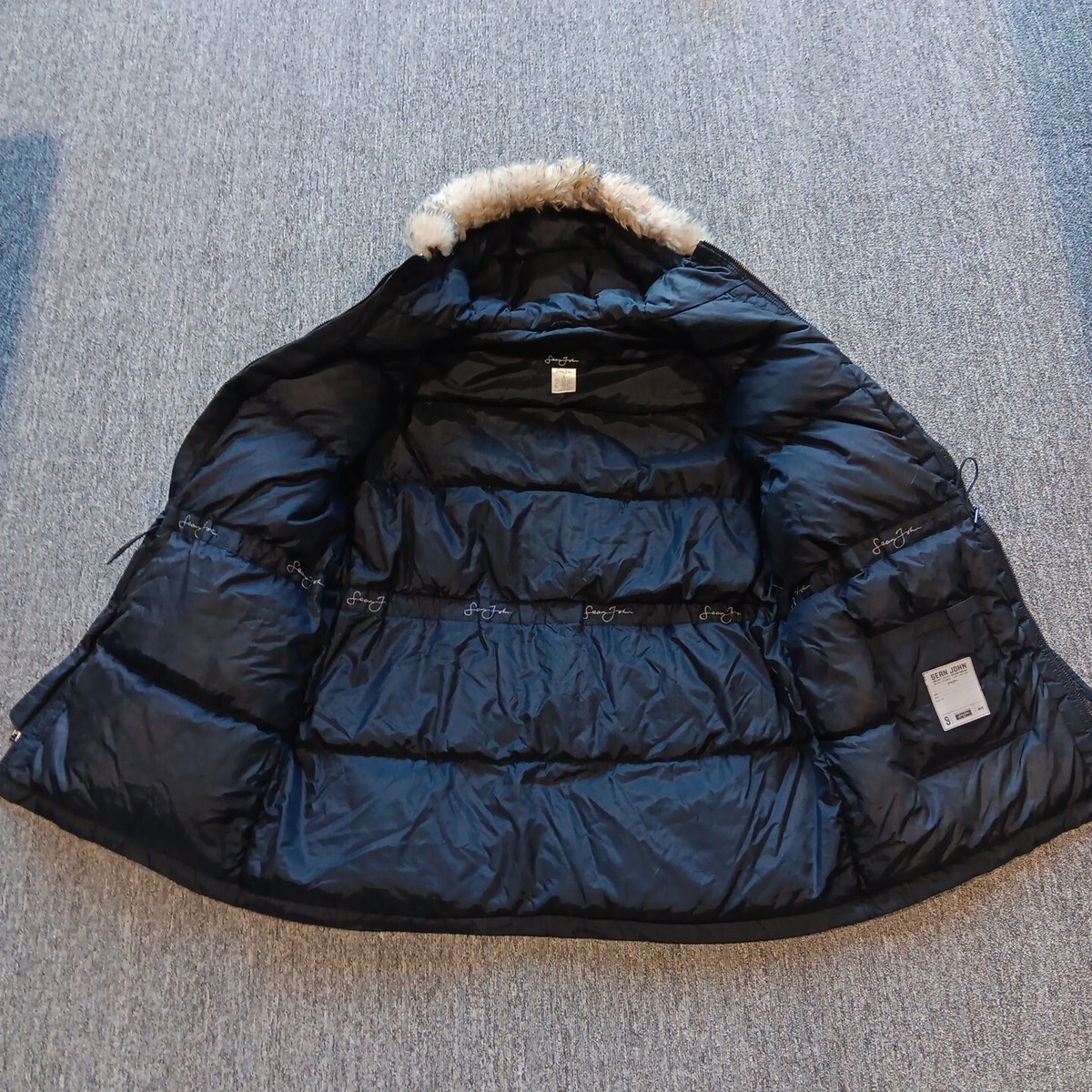 VTG Y2K Sean John Full Zip Fur Trim Hooded Puffer Jacket VTG Y2K Sean John Full Zip Fur Trim Hooded Puffer Jacket