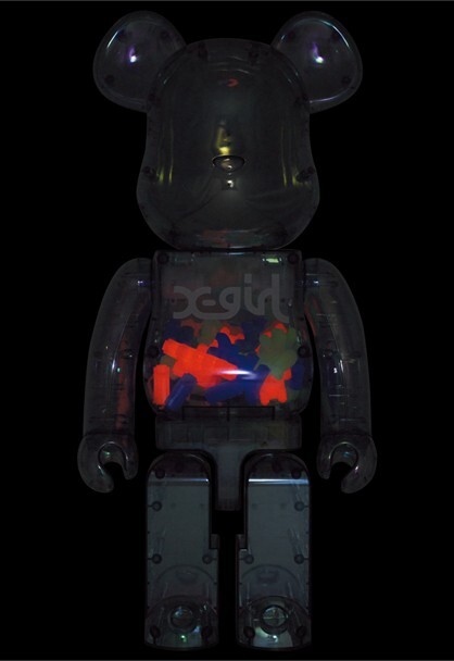 MEDICOM TOY - BE@RBRICK X-girl 1000％ BE@RBRICK X-girl CLEAR Blue Ver. 1000% MEDICOM TOY Bearbrick