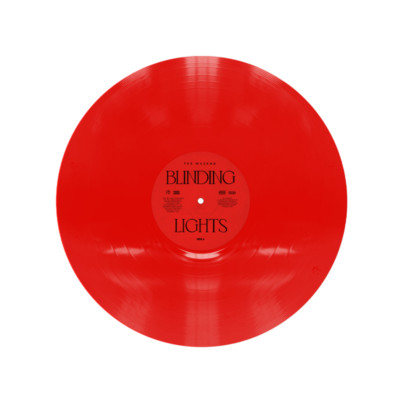 The Weeknd BLINDING LIGHTS SPECIAL EDITION 12  VINYL RARE/LIMITED RED IN HAND