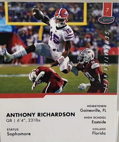 Anthony Richardson / RC / Rookie card / QB / Florida / Generation Next - Picture 2 of 2