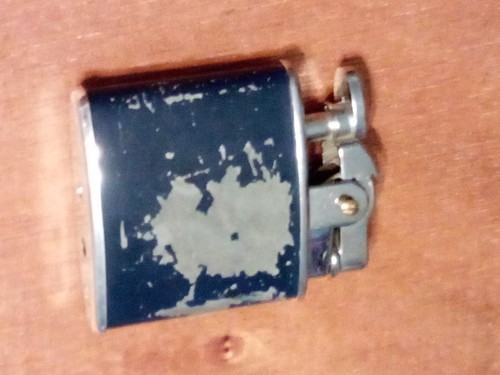 Vintage metal lighter Antique Design Butane Working Rare Model Worn G80 - Picture 7 of 8