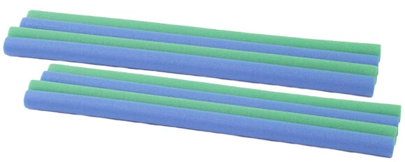 Trampolin Schaumstoffrohre 8 St. 100 cm (4xblau u. 4xgrün) Hudora Polster Hülle