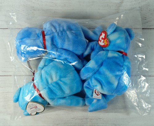 TY Beanie Babies - Set di 3 orsacchiotti SANTA MARIA, PINTA & NINA 2004 (44021) - Foto 3 di 11