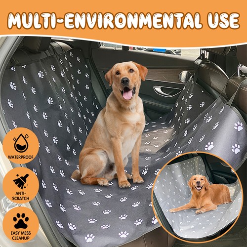 Pet Dog Seat Cover for Truck Suv Car Back Seat Protector Hammock Mat Waterproof