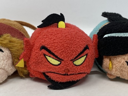 Aladdin Mini Tsum Tsum Job-Lot Bundle X 3 Jasmine Jafar Genie Abu Soft Toy (DL1) - 第 3/6 張圖片