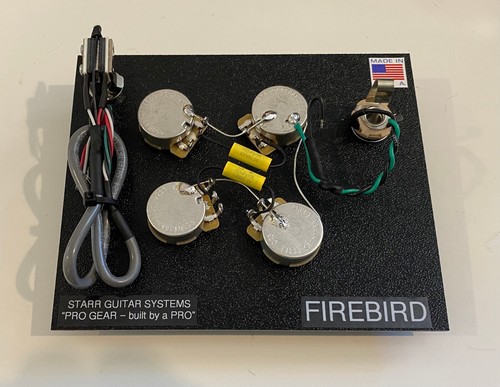 Gibson Firebird Wiring Harness Upgrade! CTS, Switchcraft, Mallory Caps! - Picture 1 of 4