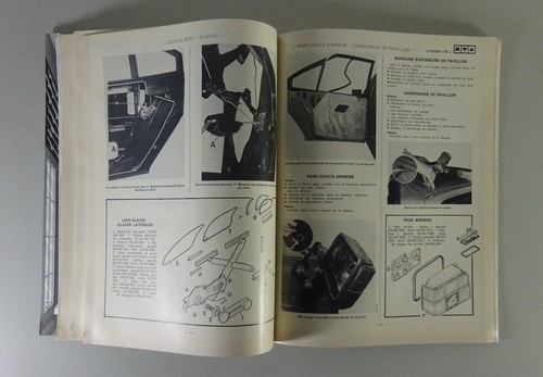 Manual de Reparación Revue Technique Citroën Bx 14/16 Carrosserie Stand 9/1983 - Imagen 4 de 4