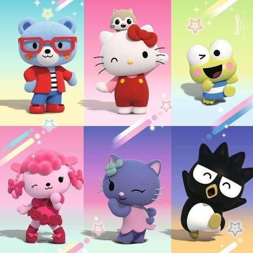 NEW Ravensburger 01035 Hello Kitty Adventure in Cherry Town 3x49 Pc Puzzles - Picture 2 of 10