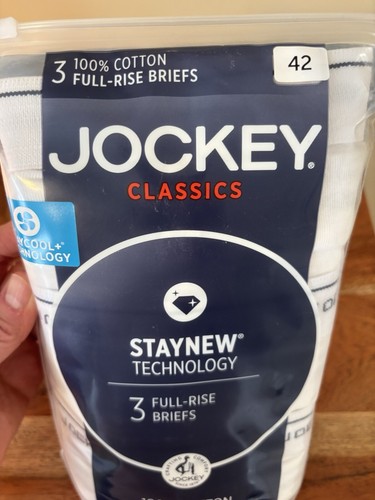 Jockey Classics Herren Full Rise Cotton Slips 3er Pack Gr. 42 Neu - Bild 2 von 3