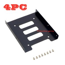 4pcs 2.5" SSD HDD to 3.5" Mounting Adapter Bracket Tray Dock for PC SSD Holder