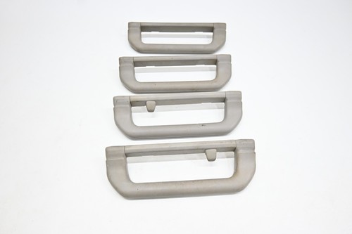 ⭐ 89-95 Bmw E34 5 Series Front & Rear Upper Roof Grab Handle Beige Unit Set Oem - Picture 3 of 21