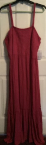 Roamans New Maxi Dress Plus Size 2x Raspberry Beautiful! New With Tag ! - Bild 6 von 6