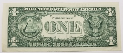 Dual Date 2000 2088 DOLLAR Bill Trinary Fancy Serial Number $1 Series 2017 L - Picture 4 of 5