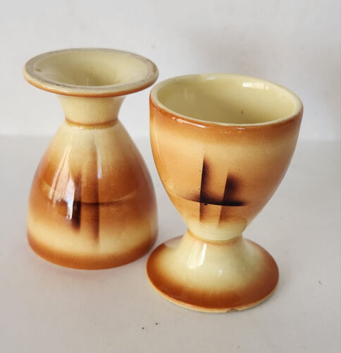 Spitzdecor Porcelain Egg Cups, Set of Two, Made in Germany - Picture 2 of 5