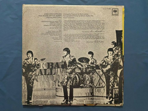PAUL REVERE & THE RAIDERS - Mark Lindsay / Something Happening / 33rpm Vinyl LP - Bild 3 von 5