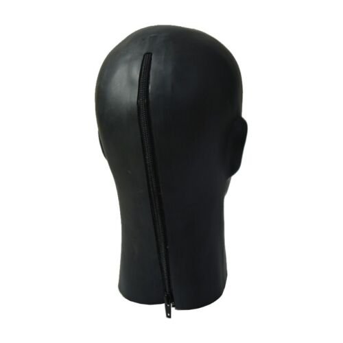 1.0mm Mould 3D Black latex human mask hood open eyes fetish hood (59-62) - Picture 2 of 2