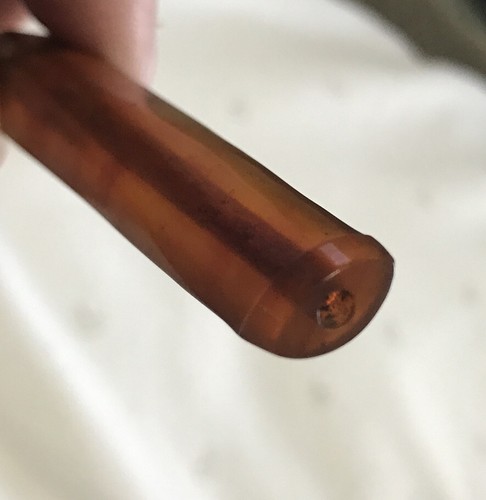 Antique Amber Cigarette Holder With Case Grand Luxe France 3” - Picture 4 of 8