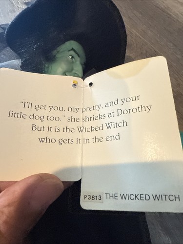 HTF Turner 1988 Wizard of Oz Presents the Wicked Witch by Hamilton Gifts #P3813 - Picture 6 of 11