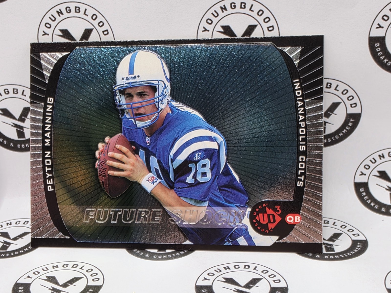 1998 UD3 #91 Peyton Manning RC Rookie COLTS