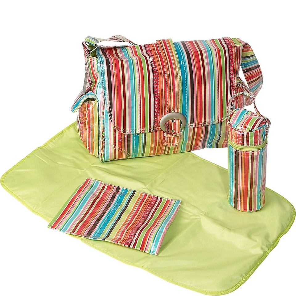 Bolso con hebilla laminado, O'Floral Foto 3 de 4