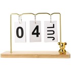 Ewiger Kalender Bürotisch Deko Office Desk Dekoration Desktop-Ornament