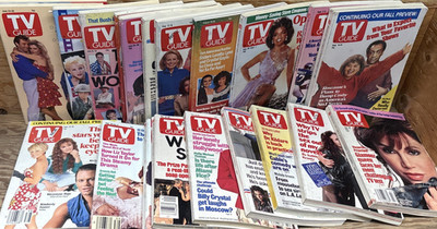 TV Guide Magazine Lot of 40 Issues From 1989 Classic Television Collectibles