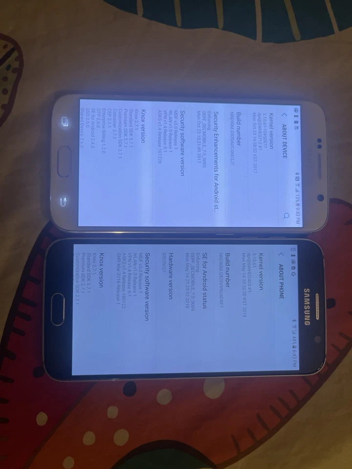 Lot of 2 Working Samsung Galaxy S6 Good Condition 32 And 64GB - Image 3 of 4