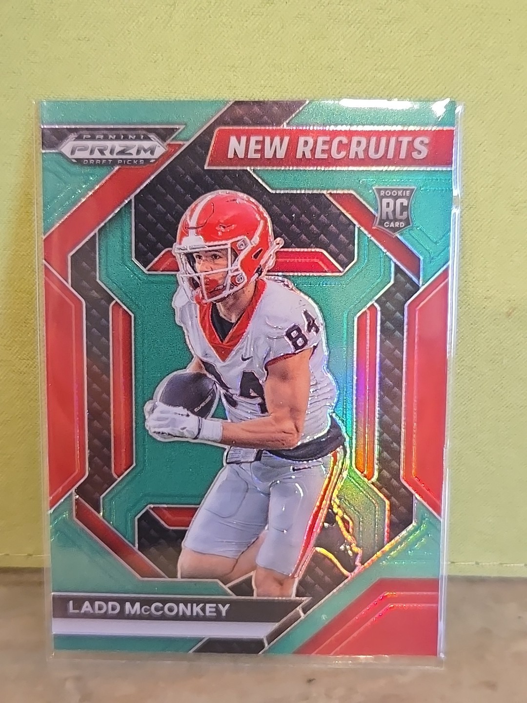 2024 Panini Prizm Draft Picks - New Recruits Ladd McConkey  Green Prizm (RC)
