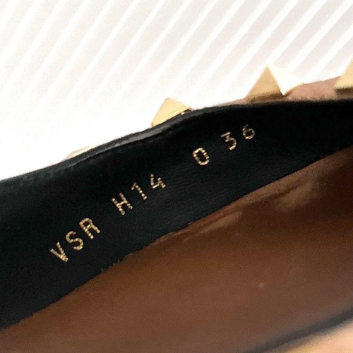Valentino RockStud Leder Riemchen Pumps Gr. 36 schwarz mittelhoher Absatz spitz zulaufend - Bild 22 von 24