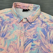 Sunday Swagger Men's XL Kaanapali Tropical Golf Polo Shirt