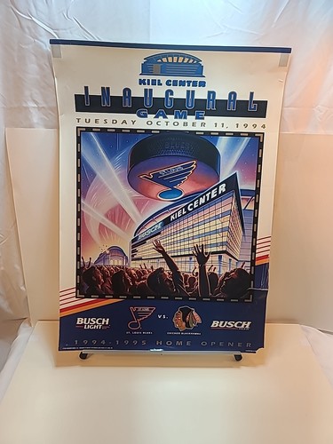 St. Louis Blues NHL 2004-2005 Vintage Home Opener Poster 20"W x 28" H - Picture 2 of 24