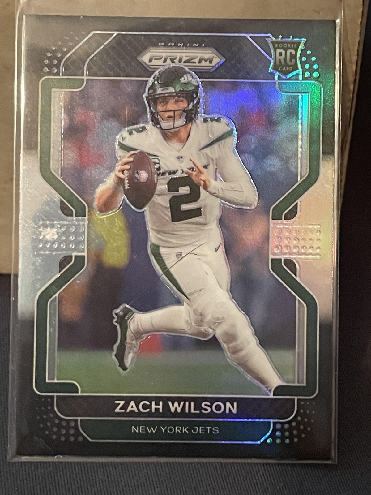 2021 Panini Chronicles #PB-2 Zach Wilson Prizm Black Silver *1058