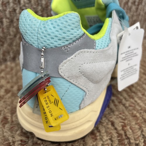 Adidas ZX Torsion Sneakers Size 10 Mens Clear Aqua EF4343 - Picture 9 of 13
